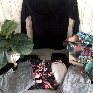 🖤Athletic workout top and pants bundle set
